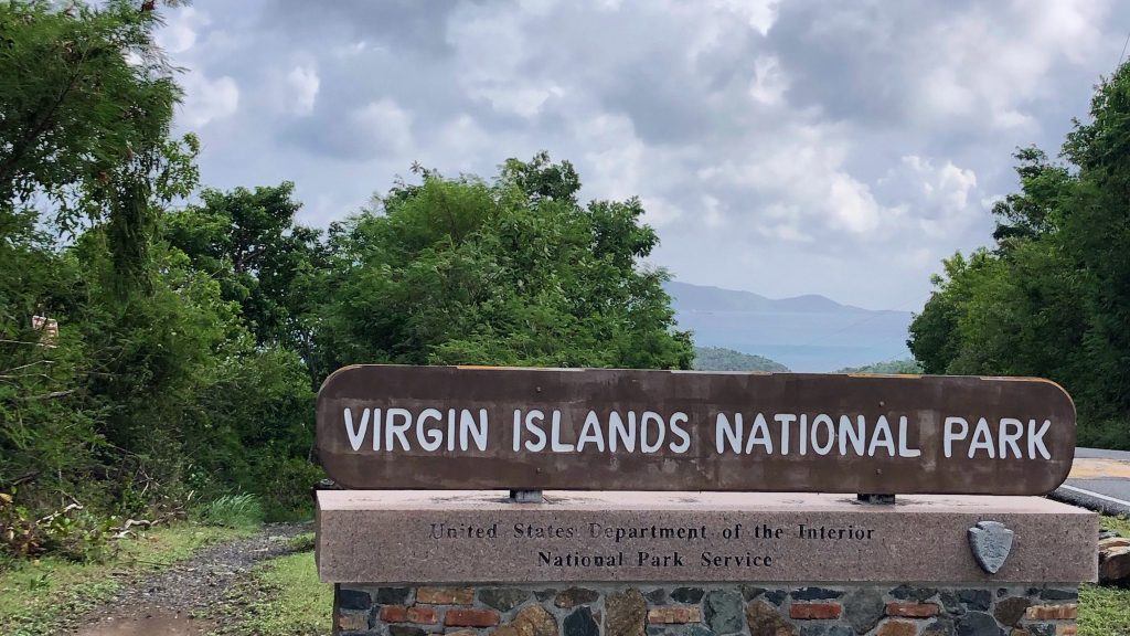 Virgin Islands National Park sign 16x9