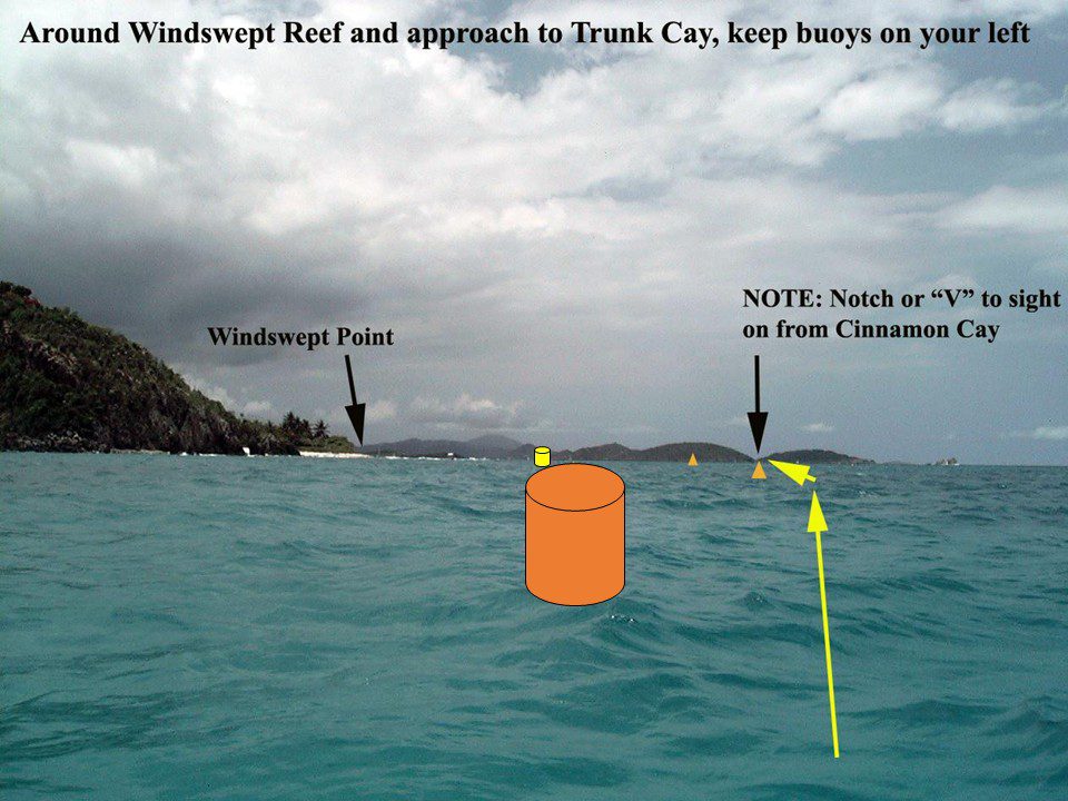 New Around Windswept Reef and approach to Trunk Beach