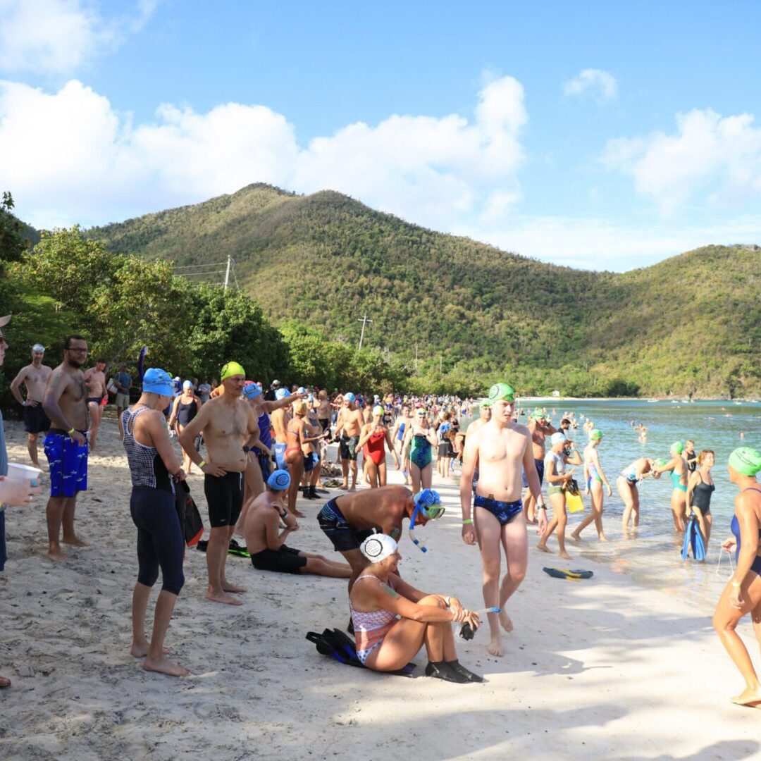 Power Swim 2023 crowd