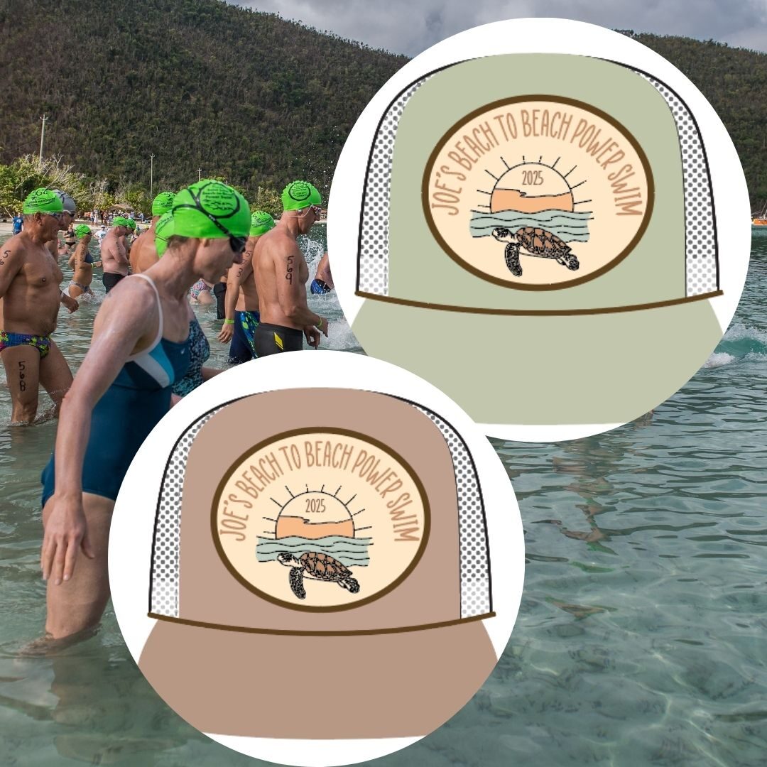 2025 Joes Beach to Beach Power Swim caps